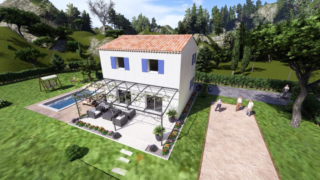 VENTE Terrain et Maison à construire de 94m²  à Marignane