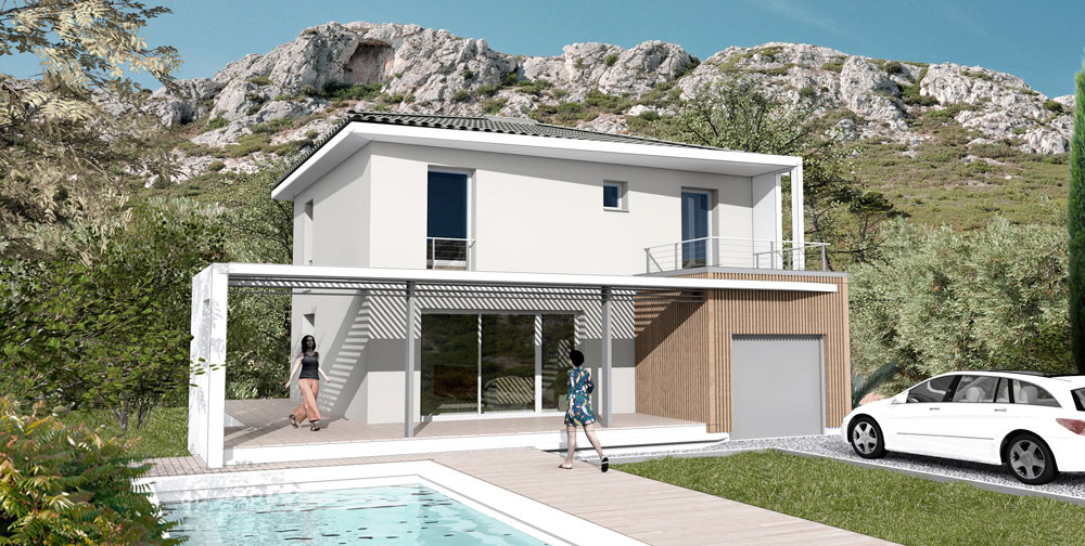 VENTE Terrain et Maison à construire de 80m²  à Fos-sur-Mer