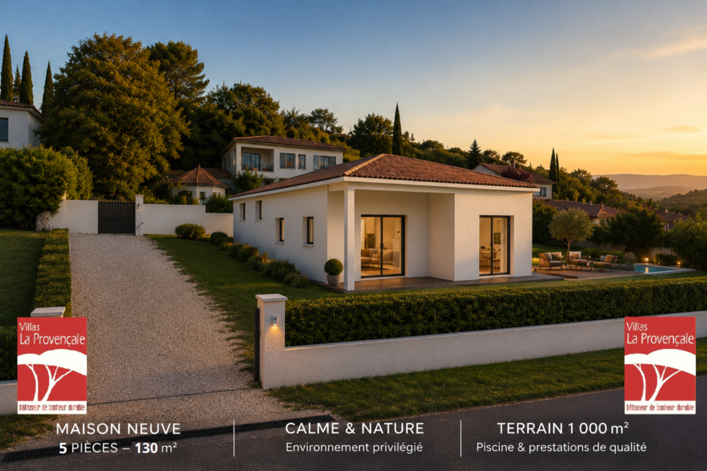 Exclusivité – Aux portes d »AIX – PROJET d&rsquo;ARCHITECTE « personnalisé »