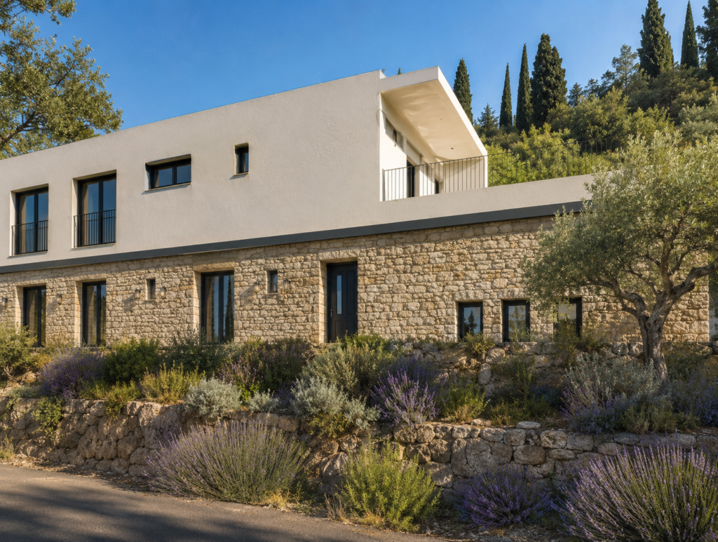 EOURES – PROJET DE VILLA CONTEMPORAINE AVEC PERMIS ACCORDÉ