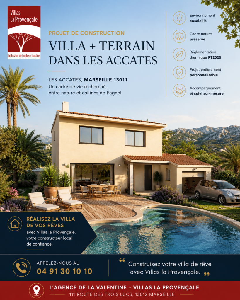 TERRAINS À BÂTIR – MARSEILLE 11ÈME – LES ACCATES