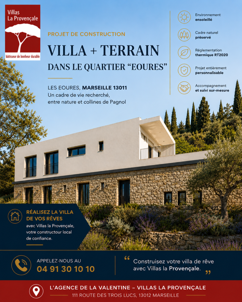 EOURES – PROJET DE VILLA CONTEMPORAINE AVEC PERMIS ACCORDÉ