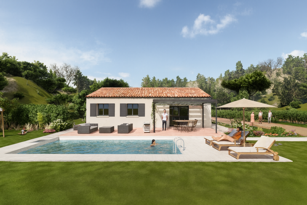 SUPERBE TERRAIN DANS UN BEAU LOTISSMENT SUR CAROMB