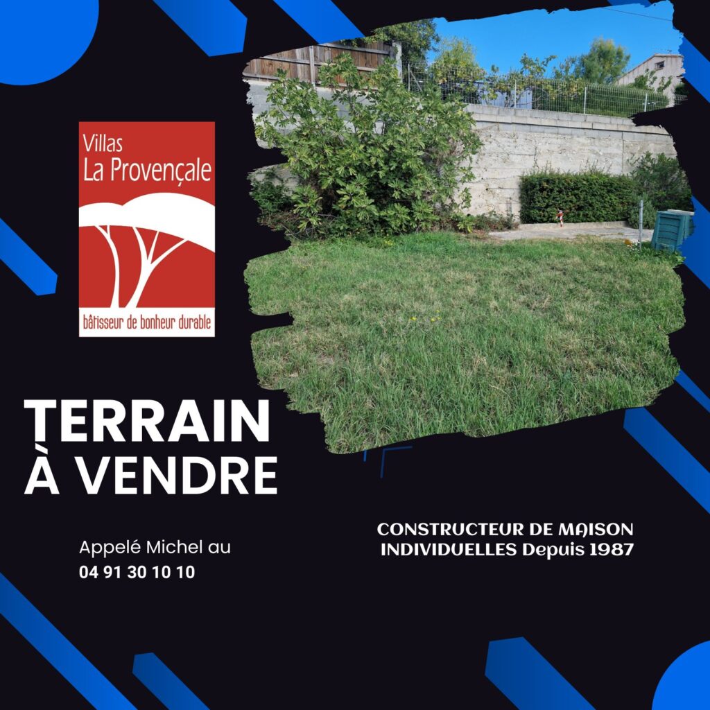 ALLAUCH – LOGIS NEUF | TERRAIN À BÂTIR 430 m²