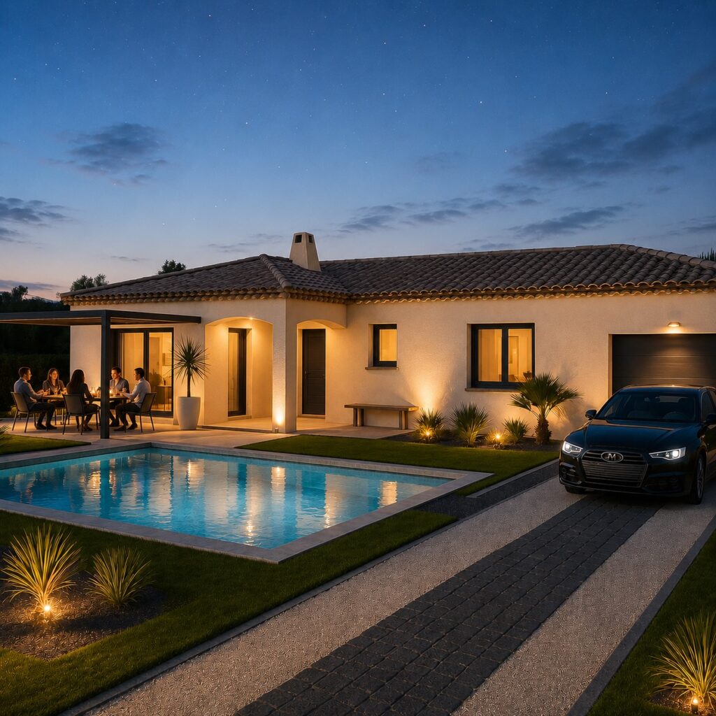 SUPERBE TERRAIN VIABILISE DANS UN PETIT LOTISSEMENT