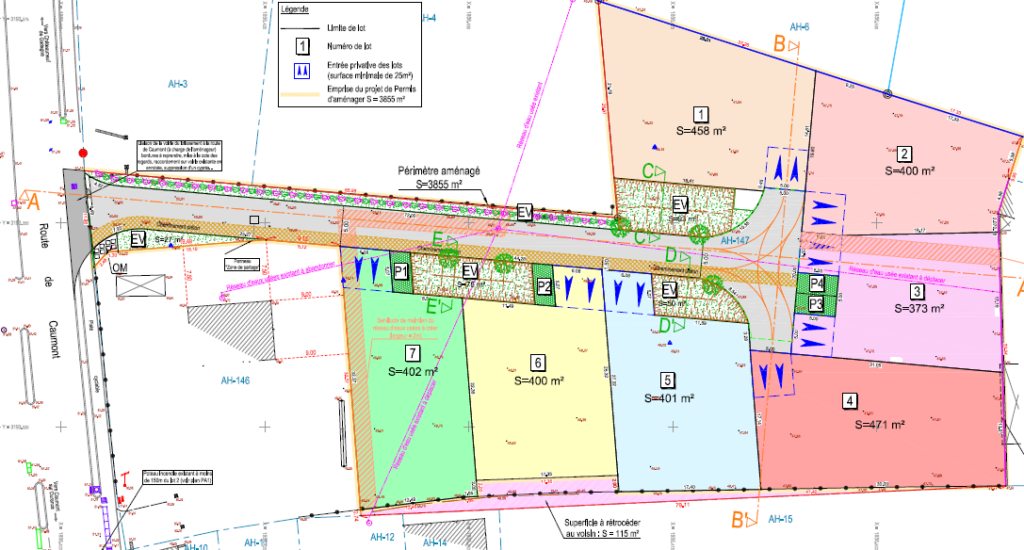 Terrain constructible, bel emplacement à Châteauneuf-de-Gadagne